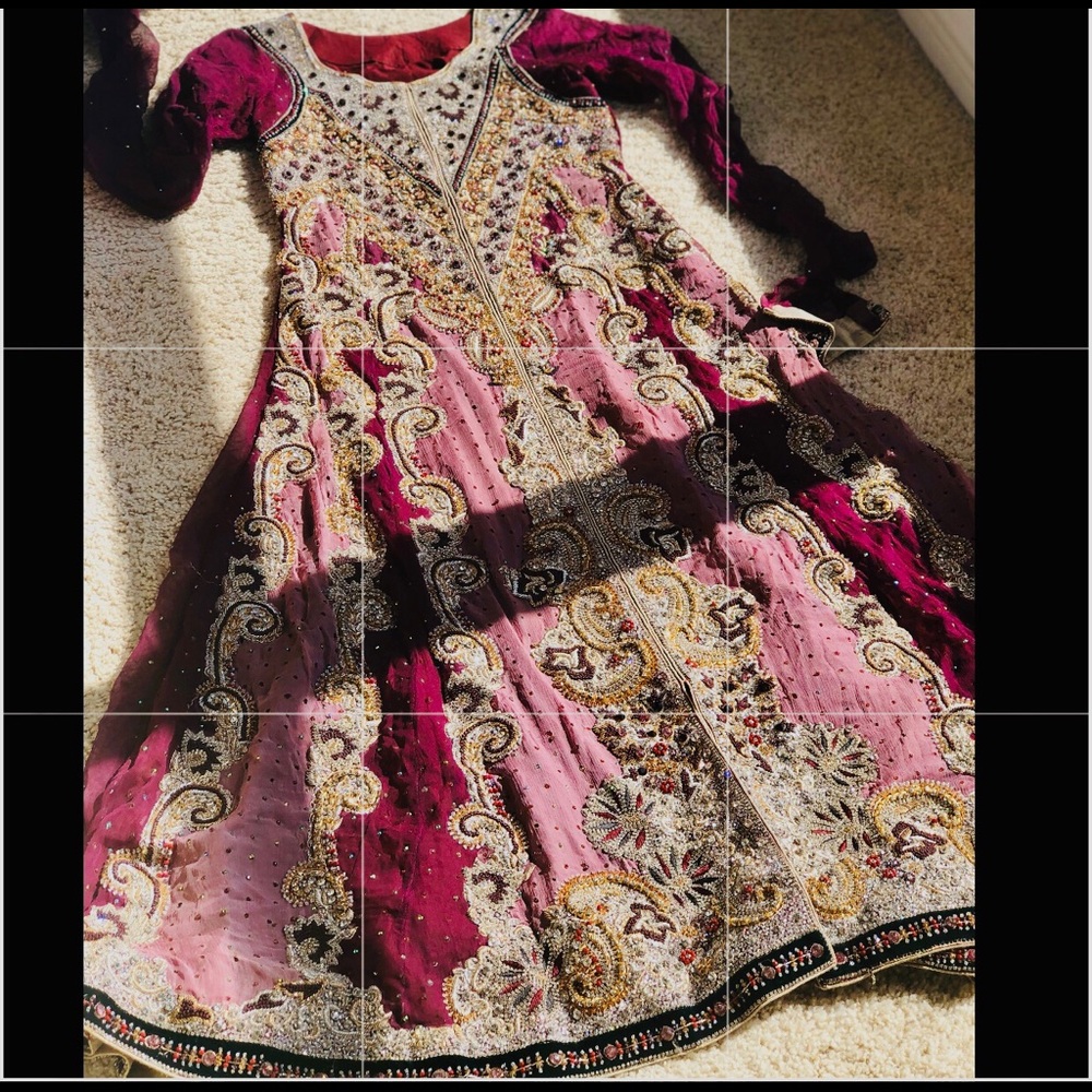 Pakistani heavy fancy dress. Wedding/formal wear